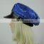 Blue sequined hat police officer hat Cosplay Halloween party accessor