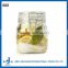 2015 New style mason jar Hot selling airtight storage glass jar High transparency stainless steel mason jar