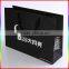 custom black printing paper clothing bag