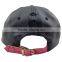 Fashion custom faux leather belt snapback cap with cotton colorful under brim
