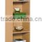 Beauty supply store bookcase wooden book shelf