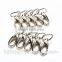 1.0/1.5/2.0/2.5cm metal stainless steel oval shape hook with free samples