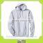 custom white fleece men high neck hoodie