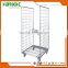 2 sided A frame nesting roll container