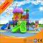 Kids outdoor theme play park, outdoor playground equipment