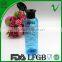 PET boston round empty cosmetic 180ml plastic cream bottle for personal care