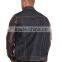 Top Quality Men Denim Jacket With Leather Sleeves (LOTJ320)