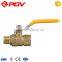 China made low price female threaded end forged brass angle ball valve