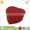 Latest design handmade empty red heart shape cardboard box