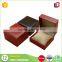  China factory texture paper custom luxury watch packaging box with sponge insert