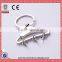 Novelty clothes hanger shape keychain accept OEM