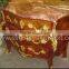 French Antique Louis XV Style Marble Top Commode Dresser Cabinet Chest Bombe Chest of Drawers