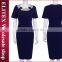 2015 wholesale blue stripe bodycon office lady woman dress