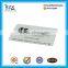 Standard size transparent clear plastic card