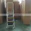 folding steel step ladder with handrail safety