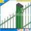 Cheap pvc coated rhombus double wire mesh fence