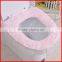 Pastoral Household Soft Polyester Lace Cloth Dust Washable Toilet Seat Cover U-shaped Toilet Mat