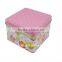 FDA Test Square Fancy Print Holiday Gift Tin Box