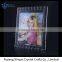 Factory supplier newest Two color yellow and clear crystal photo frame