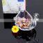 With 10 Years Experience Factory Offer Wholesale Swan Shape Glass Candy Box