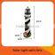 Giant Our Door Solar Garden Polyresin Lighthouse 11" 28cm With 360 Rotating Light
