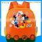 2016 New styles kids cartoon backpack custom made logo printed children school bags for kids