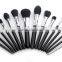 15pcs cheap good quality complete makeup set brushes