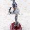 Resin wholesale trophy arts kick kungfu karate trophies