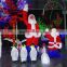 Holiday flashing 3d high bright decoration santa led christmas light