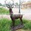 China supplier of cast iron garden statue of deer statue /garden art deer statue