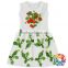 Princess Flower Print White Lovely Kids Dress Sleeveless Fairy Frocks Designs Girl Baby Dress