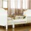 Antique Pure White Solid Wood Teenage Bed, Solid Wood Convertible Kids Bed with Toddlers BF11-08053a