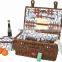 white handle cutlery handheld vintage fruit crate basket
