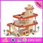 2016 new products interesting wooden toy garage for boys W04B038