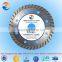 Turbo wave rim segment diamond cutting blade for russian