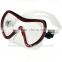 Silicone tempered glass big frame new design diving mask