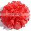 handmade singe organza flower clip for kids hair accessories