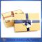 Luxury printing promotional gift box with ribbon