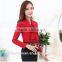 Custom Fashion Long Sleeve Ladies Office Blouses and Shirts
