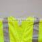 Customizable Adjust Hi Vis Fluorescent Yellow Reflective Construction Work Vest Safety Used Work Uniform