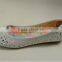 Slip on cheap girls shoes PU upper kid white shoe  stock