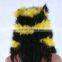 Unisex Adult Faux Fur Plush Animal Hooded Scarf Hat