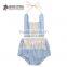 Lovely tassel sleeveless beach baby girls rompers summer newborn baby clothes