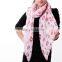 best selling printed ladies red lip pattern scarf