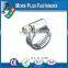 Made in Taiwan Stainless Steel thin hose clamp flexible hose clamp Amercian type