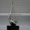 Noble Customized Made Silver Crystal Arab Dhow MODEL For Office Decoration And Islamic Souvenirs Gifts