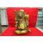 laughing buddha carried gold coin