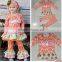 wholesale baby girls mustard pie clothing sets 2017