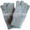 Smartphone touch screen white winter gloves