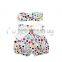 wholesale manufacturer lastest baby bubble romper baby shorts and headband for girls